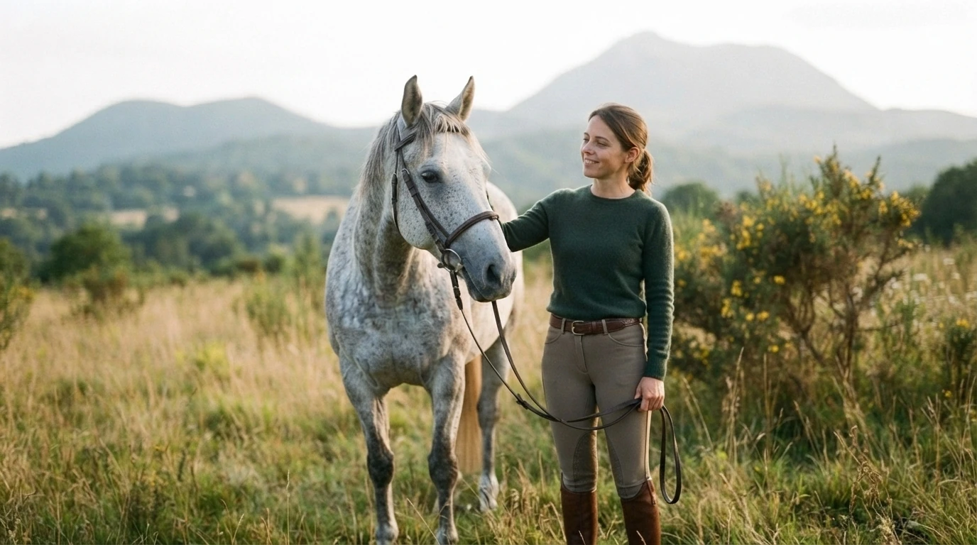 Cours d'équitation à Puycapel, Cantal